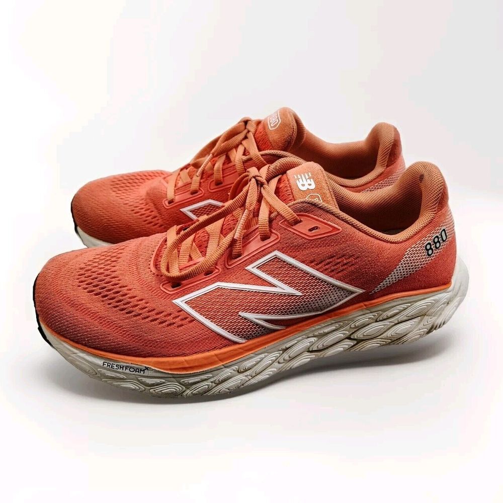 New Balance Fresh Foam 880 Women's Size 10 Orange Sneakers Running Shoes‎